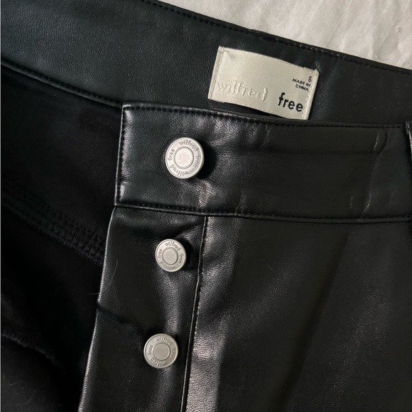 Aritzia Wilfred Free Oracle Leather Pant S~6 - Picture 7 of 12